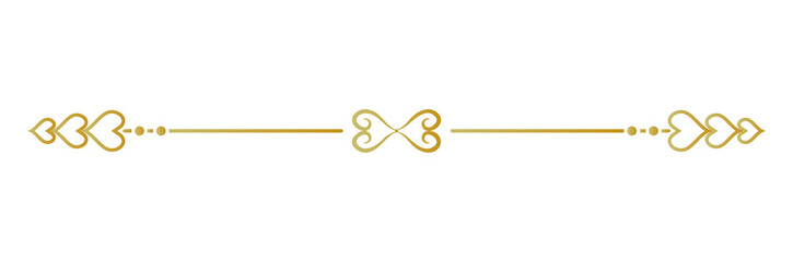 Gold vintage dividers