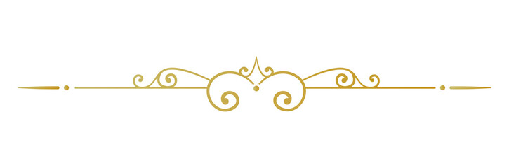 Gold vintage dividers