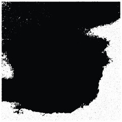 Abstract grunge texture black ink splatter background, perfect for creative projects, graphic design and artistic compositions.