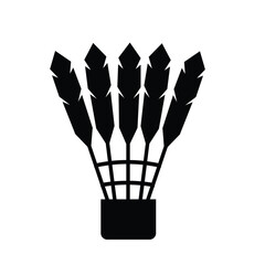 shuttlecock logo icon