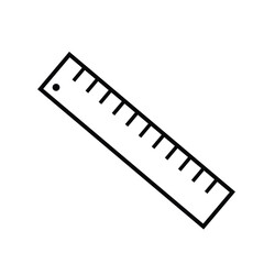 Fototapeta premium ruler logo icon