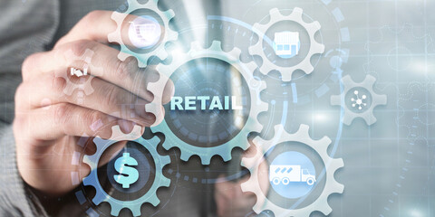 Retail Communication Shopping Marketing. Data management. Online shopping