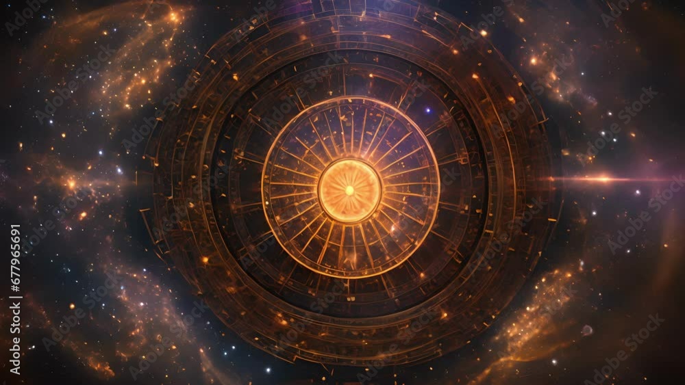 Poster dark mysterious void, filled with stars constellations swirling chaotic patterns. from edges frame, 