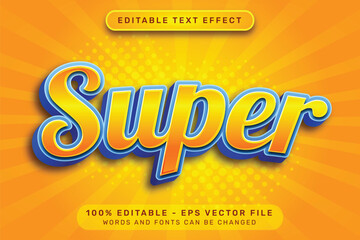 super 3d text effect and editable text effect