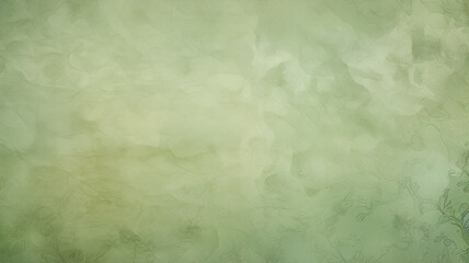 vintage green wallpaper with barely noticeable floral ornament, background with a copy space