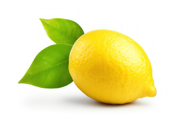 Fresh Lemon isolated on white background