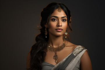 beautiful indian nationality woman model portraits