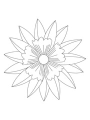 flower coloring pages