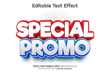 Special Promo 3D Editable Text Effect Style 