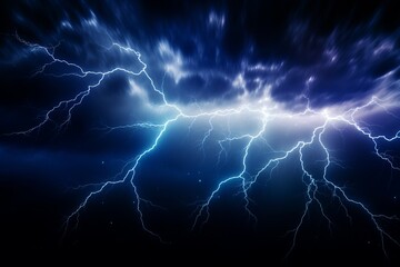 Natural Lightning rays, electrical energy charge