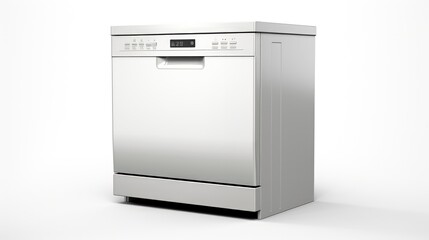 Dishwasher on a white background