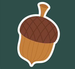 Autumn and Fall Season Theme Simple and Cute Vector Arts