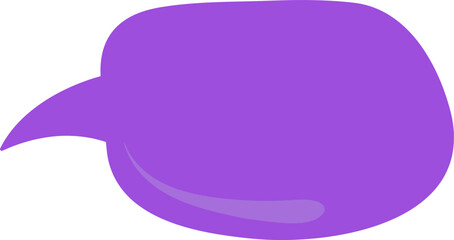 Purple Speech bubble, speech balloon,