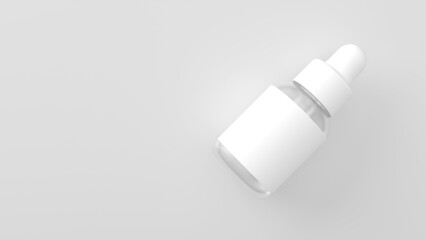 Cosmetic Serum Bottle Product Mockup