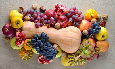 Various autumn harvest