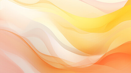 orange and light yellow waves and lines abstract background, creative autumn pattern