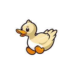 duck isolated on white background