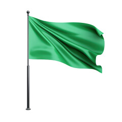green flag isolated on transparent background,transparency 