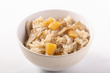 栗と舞茸の炊き込みご飯