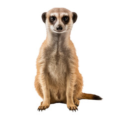 meerkat isolated on transparent background,transparency  - obrazy, fototapety, plakaty