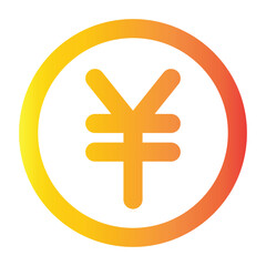 yen sign icon
