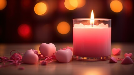 Glowing affection! Witness candle hearts aflame, a symbol of love. Stocks that redefine romantic ambiance with the warmth of burning passion