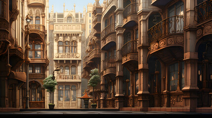 Urban Tapestry: Architectural Details Weaving City Stories