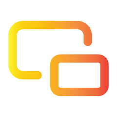 Fototapeta premium picture in picture icon