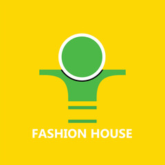 fashion custom tailor logo vector icon illustration logo