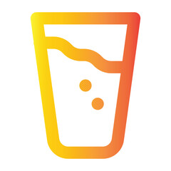 orange juice glass icon