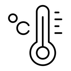  Celsius scale, Centigrade, temperature in degrees Celsius, temperature in degrees Centigrade, degree Celsius icon and easy to edit. - obrazy, fototapety, plakaty