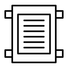  Heat exchanger, cooling coil, condensing unit, heat dissipator, refrigerant condenser icon and easy to edit.