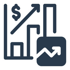 Optimal Market Performance Tracking Icon