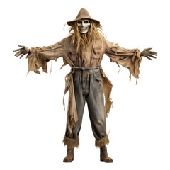 scarecrow isolated on transparent background,transparency 