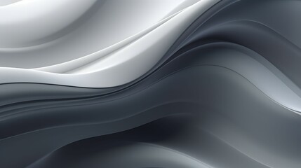 Abstract grey wave background poster with dynamic
