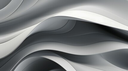 Abstract grey wave background poster with dynamic