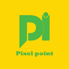 PI Letter Initial Logo Design Template Vector 