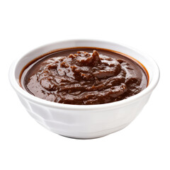 mole sauce,mexican sauce isolated on transparent background,transparency 