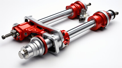Shock absorber for auto front axle gas pressure.