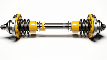 Shock absorber for auto front axle gas pressure. - obrazy, fototapety, plakaty