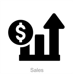 Sales and business icon concept 