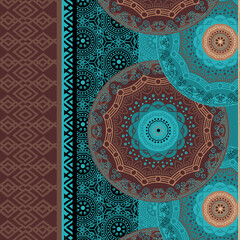Graphic pattern for textile designs and art work