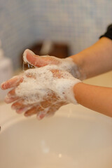 感染対策のため日々の手洗いが必要です。