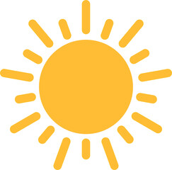 Sun icon for your web design, logo, UI. illustration