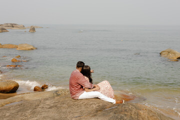 couple on the beach