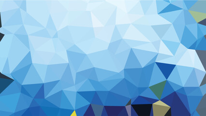 sky blue polygon abstract background
