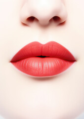 beautiful female lips, kiss, Valentine's day, beauty, love, pink lipstick, makeup, model, lip, postcard, girl, mouth, skin, face, cosmetology, gloss, Botex, hyaluron, salon, sensuality, tenderness
