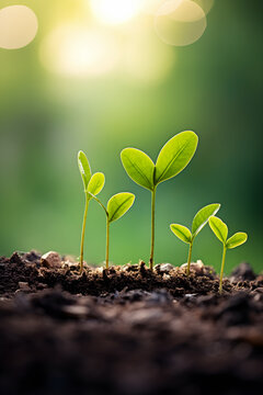 Fototapeta plant sprout growing environment concept