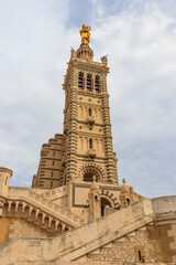 Basilica of Notre Dame de la Garde in Marseille, France