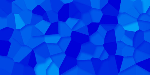 Abstract background with seamless blue mosaic pattern,  modern technology concept bright blue geometric background,  blue abstract background for presentation, decoration, banner, cover and cards.